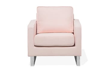 Vind Modern Fåtölj i Tyg - Rosa - Möbler - Fåtölj & stolar - Fåtölj