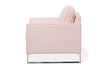 Vind Modern Fåtölj i Tyg - Rosa - Möbler - Fåtölj & stolar - Fåtölj