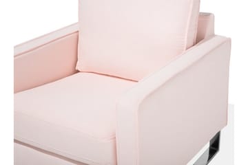 Vind Modern Fåtölj i Tyg - Rosa - Möbler - Fåtölj & stolar - Fåtölj