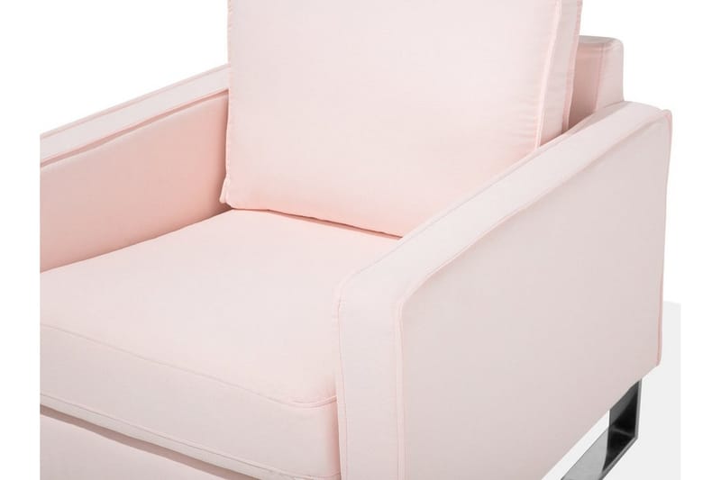 Vind Modern Fåtölj i Tyg - Rosa - Möbler - Fåtölj & stolar - Fåtölj