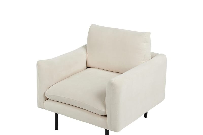 Fåtölj Vinterbro - Beige, svart/Polyester - Möbler - Fåtölj & stolar - Fåtölj