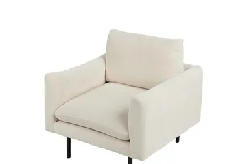 Fåtölj Vinterbro - Beige, svart/Polyester - Möbler - Fåtölj & stolar - Fåtölj