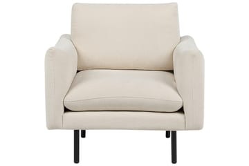 Fåtölj Vinterbro - Beige, svart/Polyester - Möbler - Fåtölj & stolar - Fåtölj