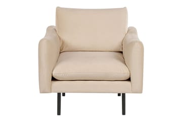 Fåtölj Vinterbro - Beige, svart/Sammet - Möbler - Fåtölj & stolar - Fåtölj