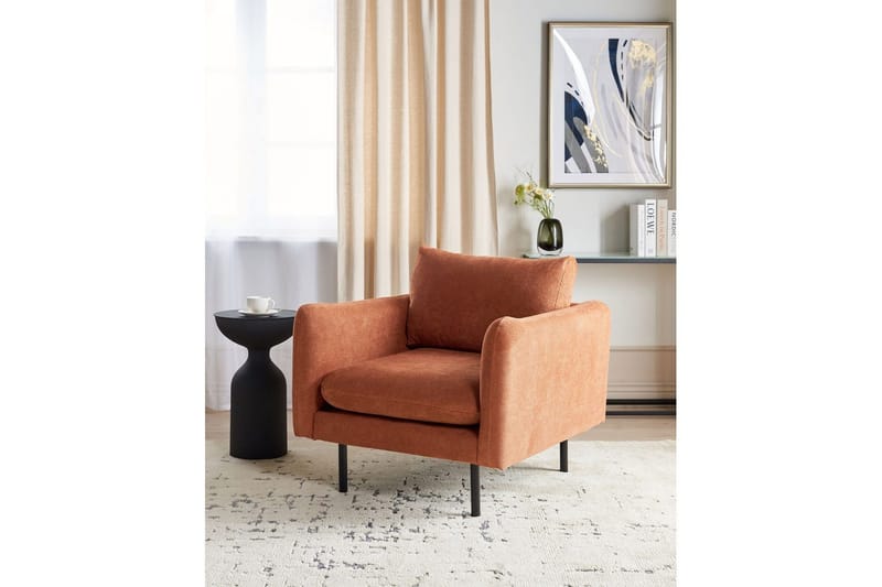 Fåtölj Vinterbro - Brun, Svart/Chenille - Möbler - Fåtölj & stolar - Fåtölj