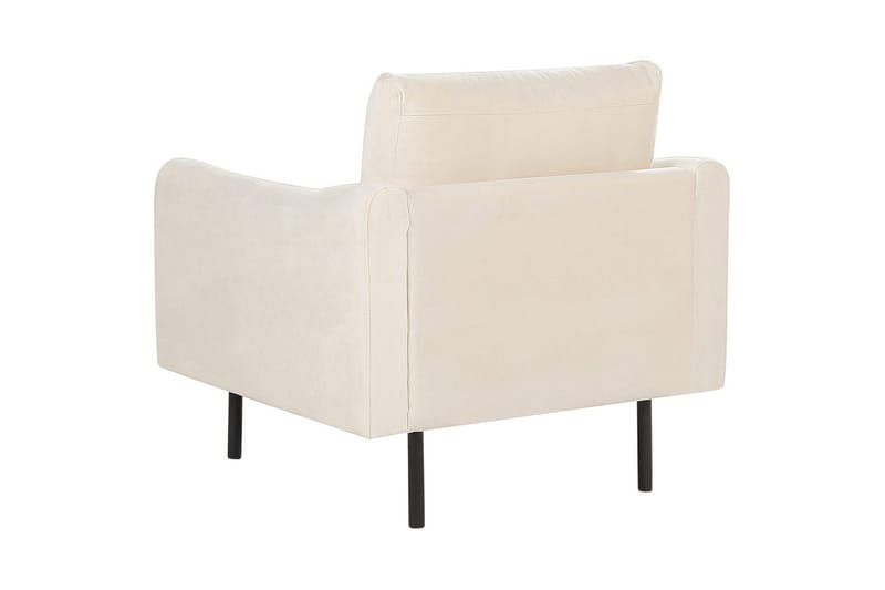 Fåtölj Vinterbro - Ljusbeige, svart/Sammet - Möbler - Fåtölj & stolar - Fåtölj
