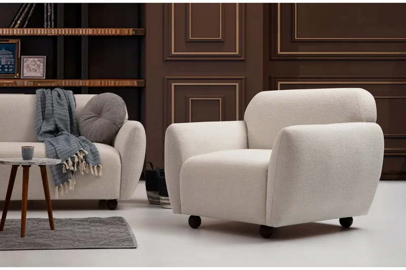 Whitecliffs Fåtölj - Cream - Möbler - Fåtölj & stolar - Fåtölj