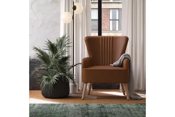 Wynn Fåtölj Brun - Dorel Home - Möbler - Fåtölj & stolar - Fåtölj