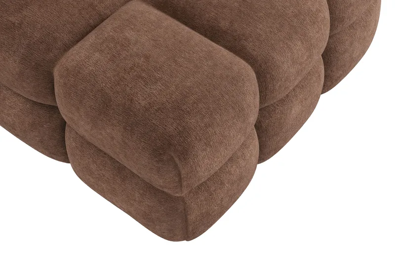 XS23-003 armchair teddy fabric Andrarum Brown VALUE_MISSING_15390 - Möbler - Fåtölj & stolar - Fåtölj - Fåtölj utan armstöd
