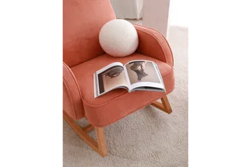 Yoko Fåtölj - Korall - Möbler - Barnmöbler - Barnstol - Gungstol barn