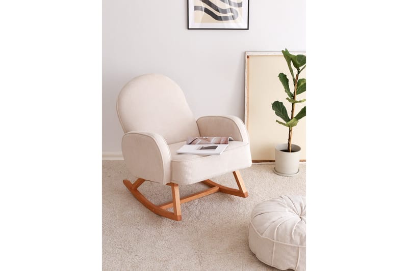 Yoko Fåtölj - Vit - Möbler - Barnmöbler - Barnstol - Gungstol barn
