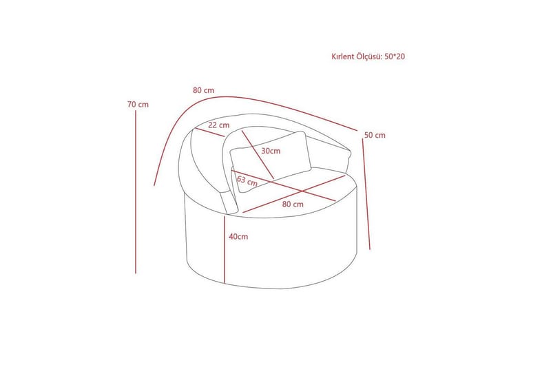 Zevon Fåtölj - Brun - Möbler - Fåtölj & stolar - Fåtölj - Fåtölj utan armstöd