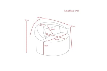 Zevon Fåtölj - Brun - Möbler - Fåtölj & stolar - Fåtölj - Fåtölj utan armstöd