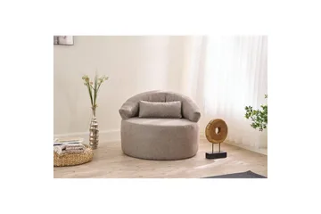 Zevon Fåtölj - Brun - Möbler - Fåtölj & stolar - Fåtölj - Fåtölj utan armstöd