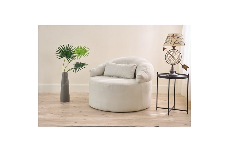Zevon Fåtölj - Cream - Möbler - Fåtölj & stolar - Fåtölj - Fåtölj utan armstöd