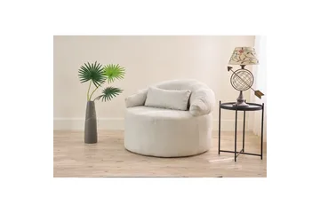 Zevon Fåtölj - Cream - Möbler - Fåtölj & stolar - Fåtölj - Fåtölj utan armstöd