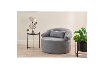 Zevon Fåtölj - Grå - Möbler - Fåtölj & stolar - Fåtölj - Fåtölj utan armstöd