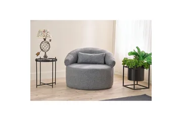 Zevon Fåtölj - Grå - Möbler - Fåtölj & stolar - Fåtölj - Fåtölj utan armstöd