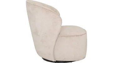 Zorevi Fåtölj med snurrfunktion i tyg - Beige - Möbler - Fåtölj & stolar - Fåtölj