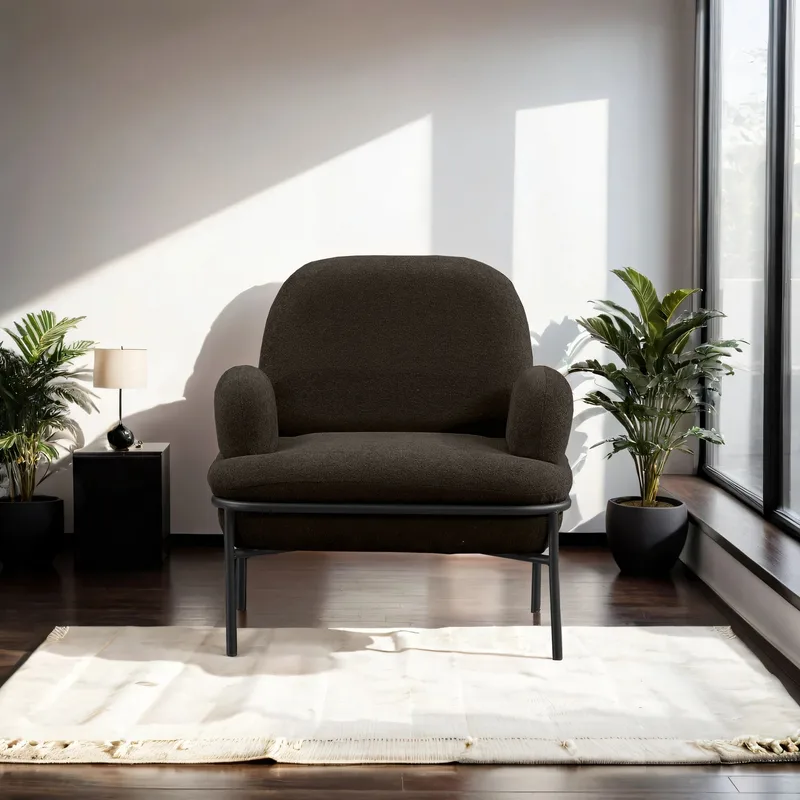 Zyricus Fåtölj Teddy - Antracit - Möbler - Fåtölj & stolar - Fåtölj - Öronlappsfåtölj