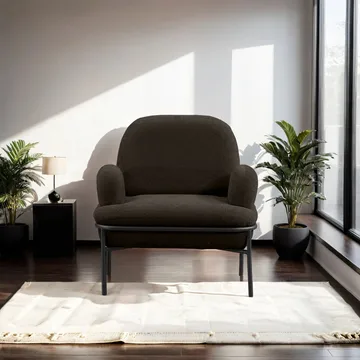 Zyricus Fåtölj Teddy - Antracit - Möbler - Fåtölj & stolar - Fåtölj