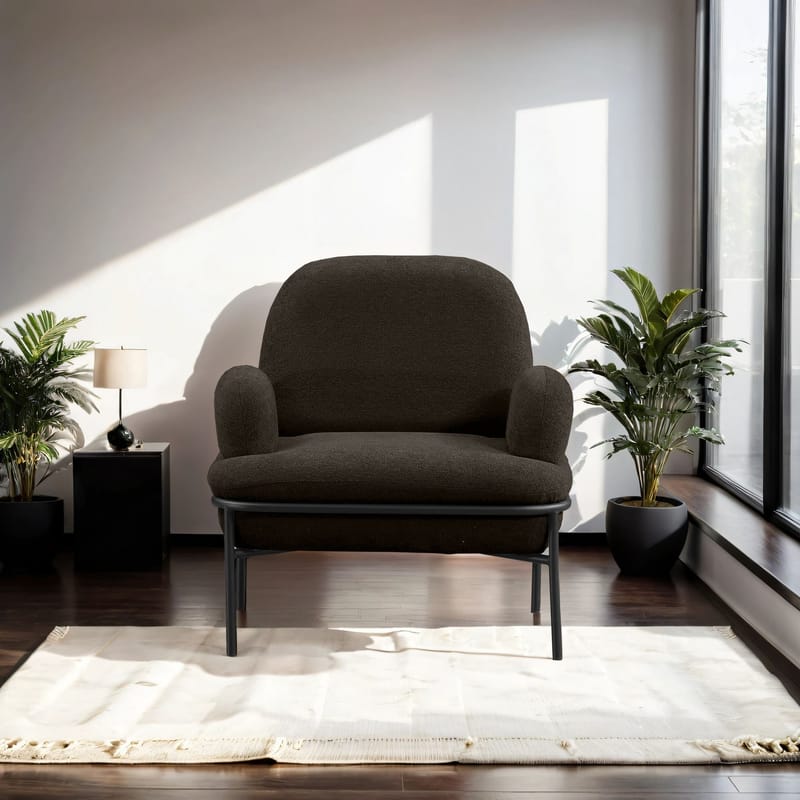 Zyricus Fåtölj Teddy - Antracit - Möbler - Fåtölj & stolar - Fåtölj