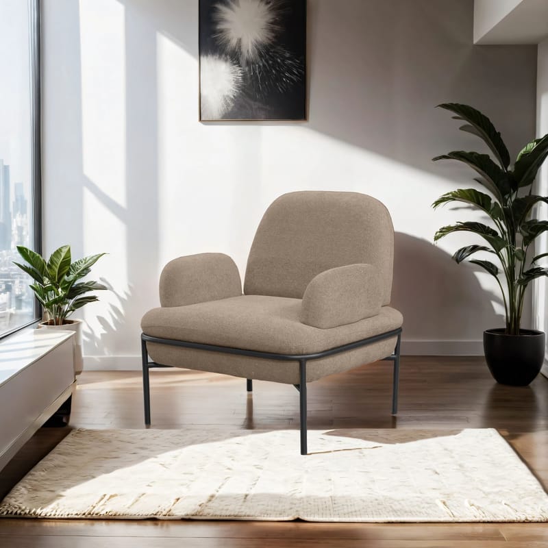 Zyricus Fåtölj Teddy - Cappuccino - Möbler - Fåtölj & stolar - Fåtölj - Öronlappsfåtölj