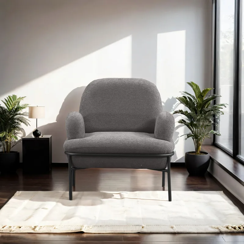 Zyricus Fåtölj Teddy - Grå - Möbler - Fåtölj & stolar - Fåtölj - Öronlappsfåtölj