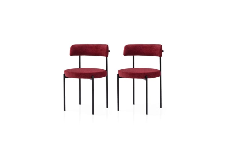 Faria Matstol, Svart/Röd