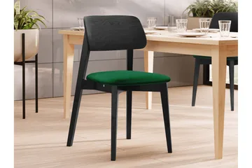 Ferrara Matstol - Grön/Svart - Möbler - Fåtölj & stolar - Matstol & köksstol