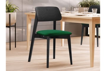 Ferrara Matstol - Grön/Svart - Möbler - Fåtölj & stolar - Matstol & köksstol