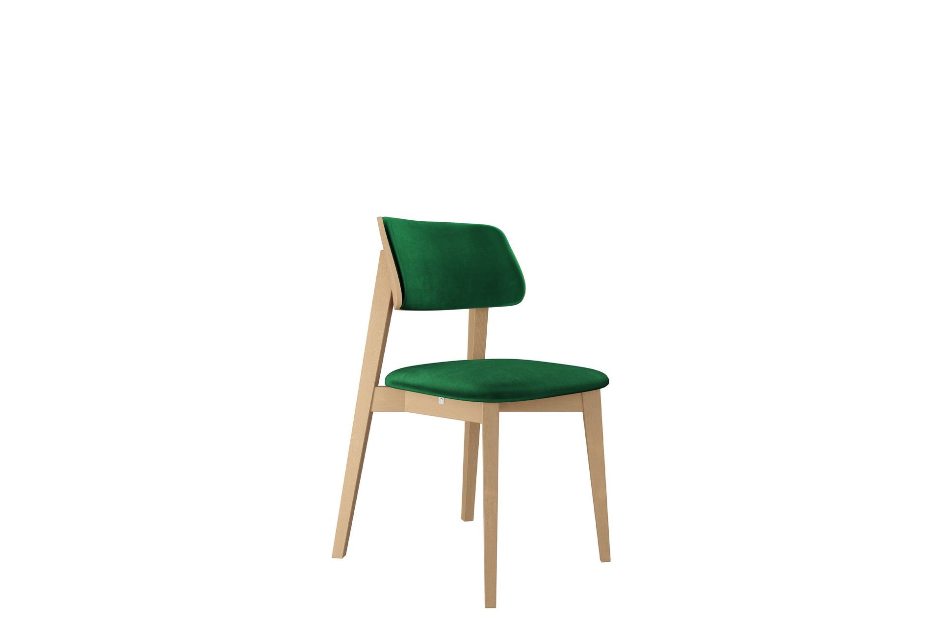 Ferrara Matstol i Sammet med Trästativ Grön|Beige - Möbler - Black ...