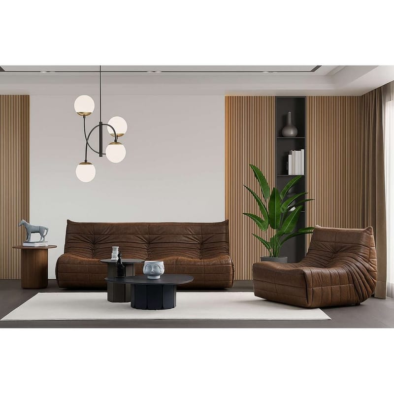 Feylorin Loungefåtölj - Chokladbrun - Möbler - Fåtölj & stolar - Fåtölj