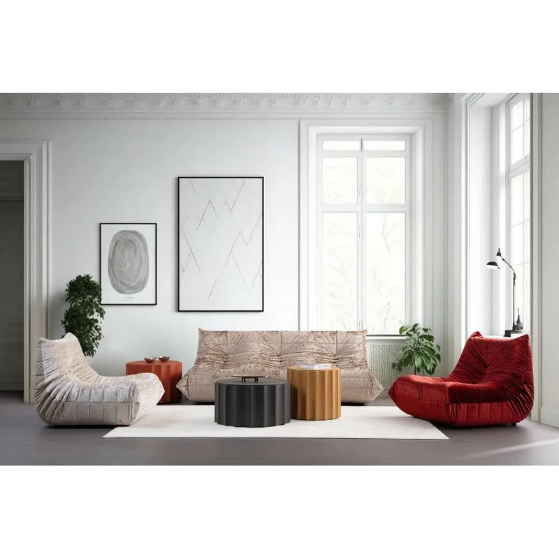 Feylorin Loungefåtölj - Krämvit - Möbler - Fåtölj & stolar - Fåtölj