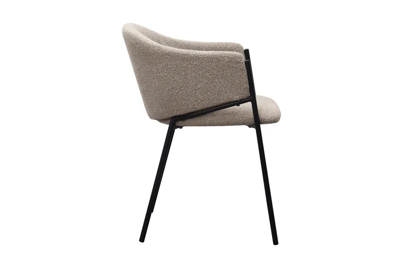 Filip Matstol - Taupe Bouclé - Möbler - Fåtölj & stolar - Matstol & köksstol