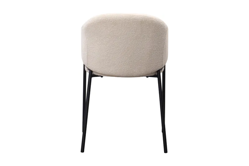 Filip Matstol - Vit Bouclé - Möbler - Fåtölj & stolar - Matstol & köksstol