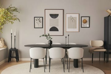 Filip Matstol - Vit Bouclé - Möbler - Fåtölj & stolar - Matstol & köksstol