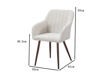 Filippa Matstol - Vit - Möbler - Fåtölj & stolar - Matstol & köksstol