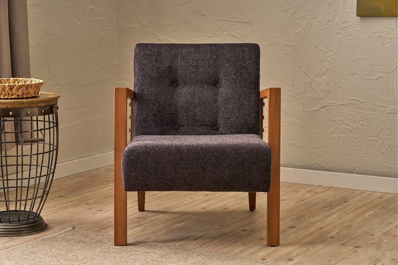 Finegard Fåtölj - Antracit - Möbler - Fåtölj & stolar - Fåtölj