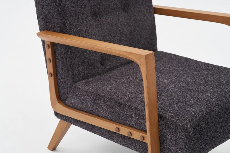 Finegard Fåtölj - Antracit - Möbler - Fåtölj & stolar - Fåtölj