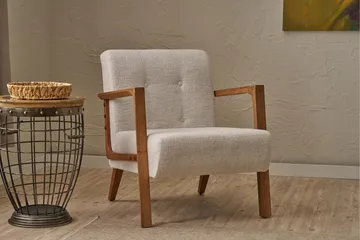 Finegard Fåtölj - Creme - Möbler - Fåtölj & stolar - Fåtölj