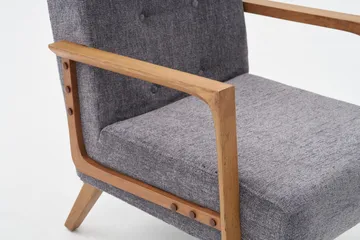 Finegard Fåtölj - Grå - Möbler - Fåtölj & stolar - Fåtölj