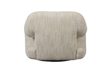 Folke Modern Rund Boucle Fåtölj i Tyg - Gräddvit - Möbler - Fåtölj & stolar - Fåtölj
