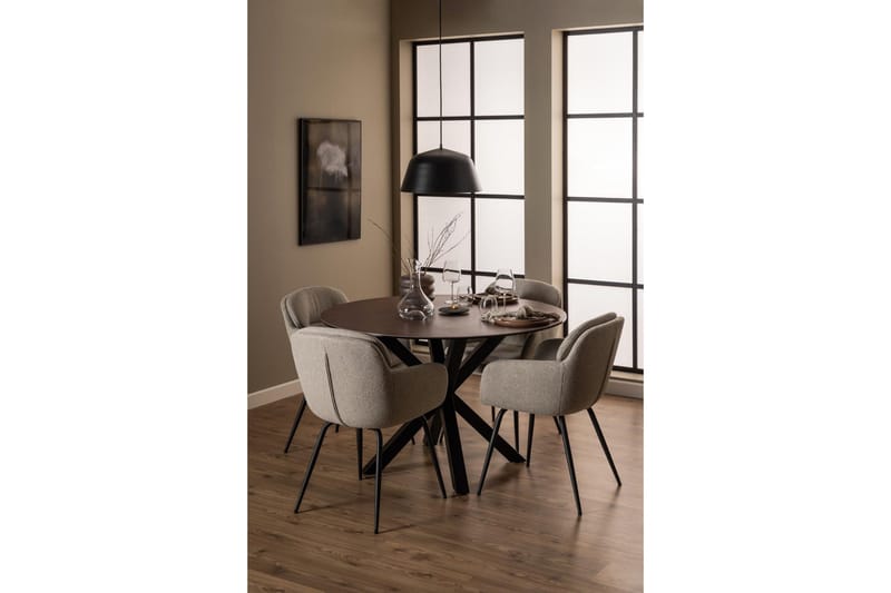 Frederika Karmstol - Beige - Möbler - Fåtölj & stolar - Matstol & köksstol