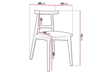 Freewill Matstol - Brun/Svart - Möbler - Fåtölj & stolar - Matstol & köksstol