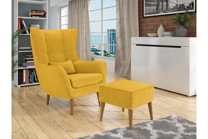 Gabi Fåtölj - Gul - Möbler - Fåtölj & stolar - Fåtölj