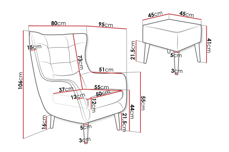 Gabi Fåtölj - Gul - Möbler - Fåtölj & stolar - Fåtölj