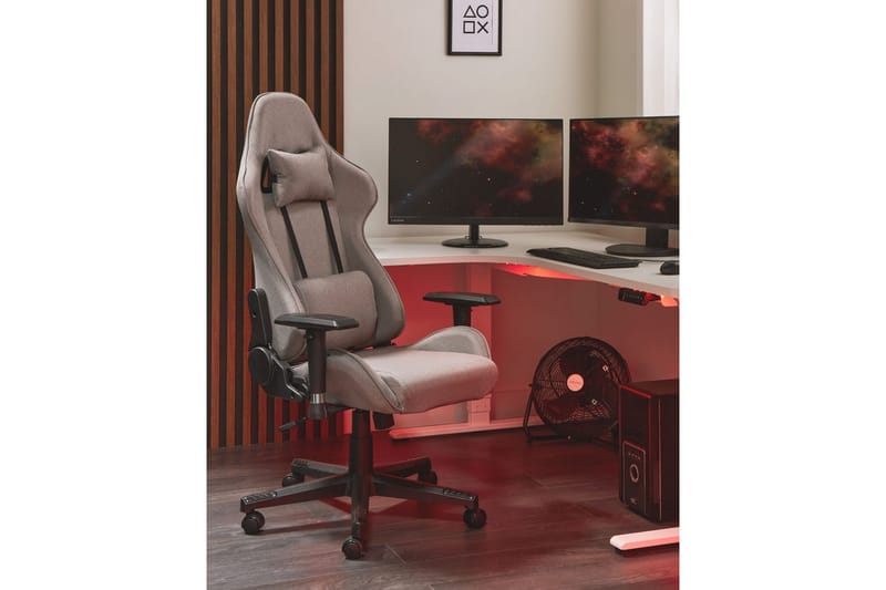 Gamingstol Warrior Beige/svart - Beige/svart - Möbler - Fåtölj & stolar - Gamingstol