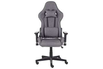 Gamingstol Warrior Grå/svart - Grå/svart - Möbler - Fåtölj & stolar - Gamingstol