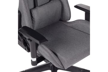 Gamingstol Warrior Grå/svart - Grå/svart - Möbler - Fåtölj & stolar - Gamingstol